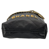 シャネル CHANEL CHANEL22 ミニ AS3980 ブラック GD金具 カーフ レディース ショルダーバッグ