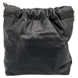 シャネル CHANEL CHANEL22 ミニ AS3980 ブラック GD金具 カーフ レディース ショルダーバッグ