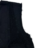 ヴァレンティノ VALENTINO レースノースリーブワンピース ブラック コットン レディース ワンピース