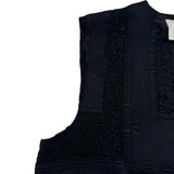 ヴァレンティノ VALENTINO レースノースリーブワンピース ブラック コットン レディース ワンピース
