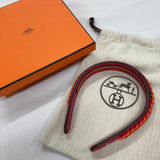 【ネット限定】エルメス HERMES ヘアバンド グレンダ カチューシャ ヴォースイフト ピンク レディース その他ファッション雑貨