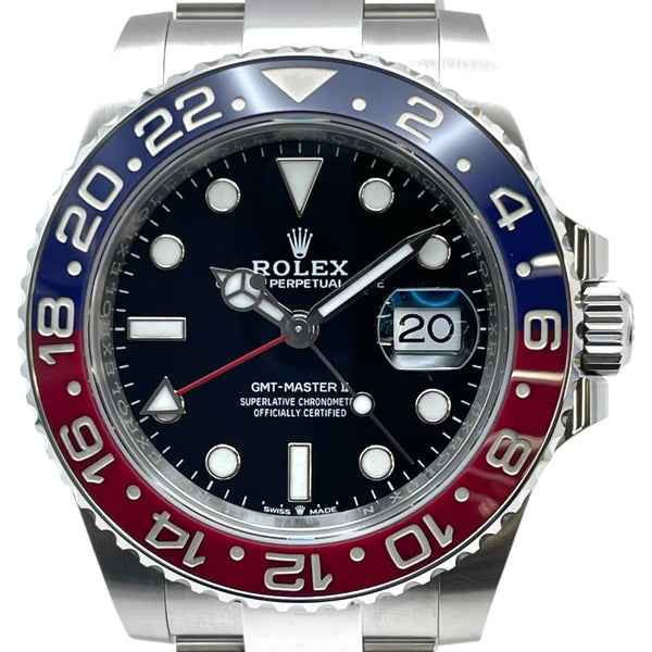 ロレックス ROLEX GMTマスター２ 126710BLRO ブラック SS 自動巻き メンズ 腕時計