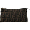 フェンディ FENDI ズッカ柄 ポーチ 7N0038 ブラウン ジャガード レディース ポーチ