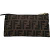 フェンディ FENDI ズッカ柄 ポーチ 7N0038 ブラウン ジャガード レディース ポーチ