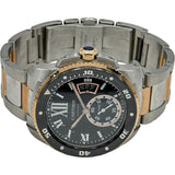 カルティエ Cartier カリブルドゥカルティエ　ダイバー W7100054 ブラック ピンクゴールド/ステンレススチール 自動巻き メンズ 腕時計