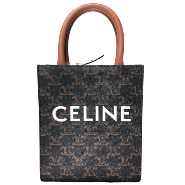 セリーヌ CELINE ミニバーティカルカバ 194372 トリオンフキャンバス レディース ショルダーバッグ