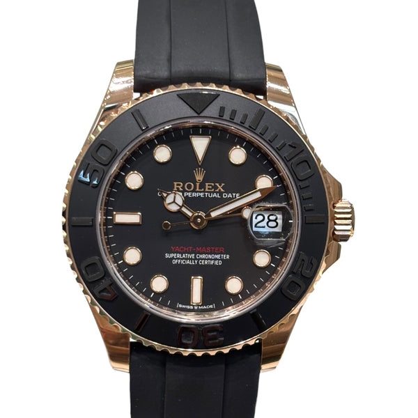 ロレックス ROLEX ヨットマスター37 268655 PG×ラバー ユニセックス 腕時計