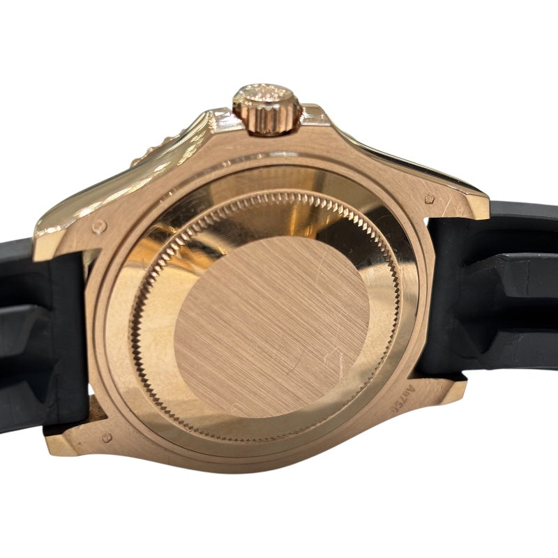 ロレックス ROLEX ヨットマスター37 268655 PG×ラバー ユニセックス 腕時計