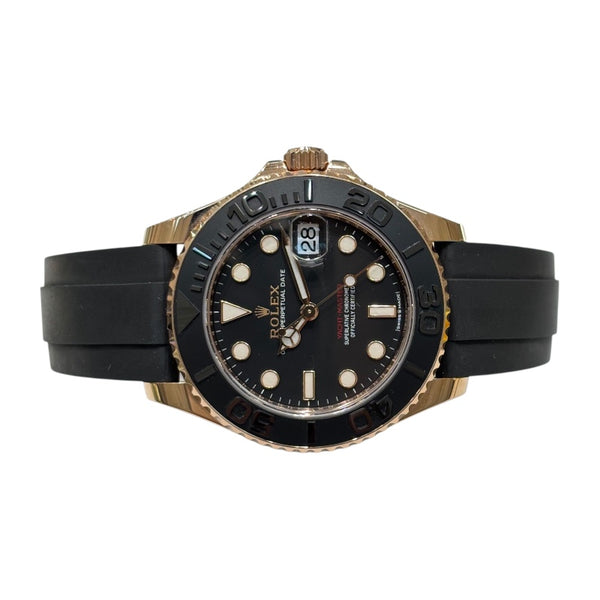 ロレックス ROLEX ヨットマスター37 268655 PG×ラバー ユニセックス 腕時計