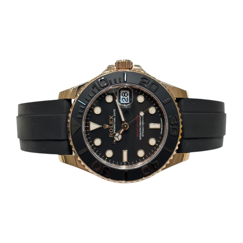 ロレックス ROLEX ヨットマスター37 268655 PG×ラバー ユニセックス 腕時計