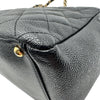 シャネル CHANEL PTTチェーンハンドバッグ A18004 7番台 ブラック ゴールド金具 キャビアスキン レディース ハンドバッグ