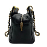 シャネル CHANEL PTTチェーンハンドバッグ A18004 7番台 ブラック ゴールド金具 キャビアスキン レディース ハンドバッグ