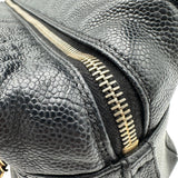 シャネル CHANEL PTTチェーンハンドバッグ A18004 7番台 ブラック ゴールド金具 キャビアスキン レディース ハンドバッグ