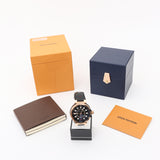 ルイ・ヴィトン LOUIS VUITTON タンブール エボリューション スピンタイム GMT Q1BG1 PG 自動巻き メンズ 腕時計