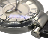 ショパール Chopard インペリアーレ 388532-3001 シルバー SS/レザーベルト クオーツ ユニセックス 腕時計