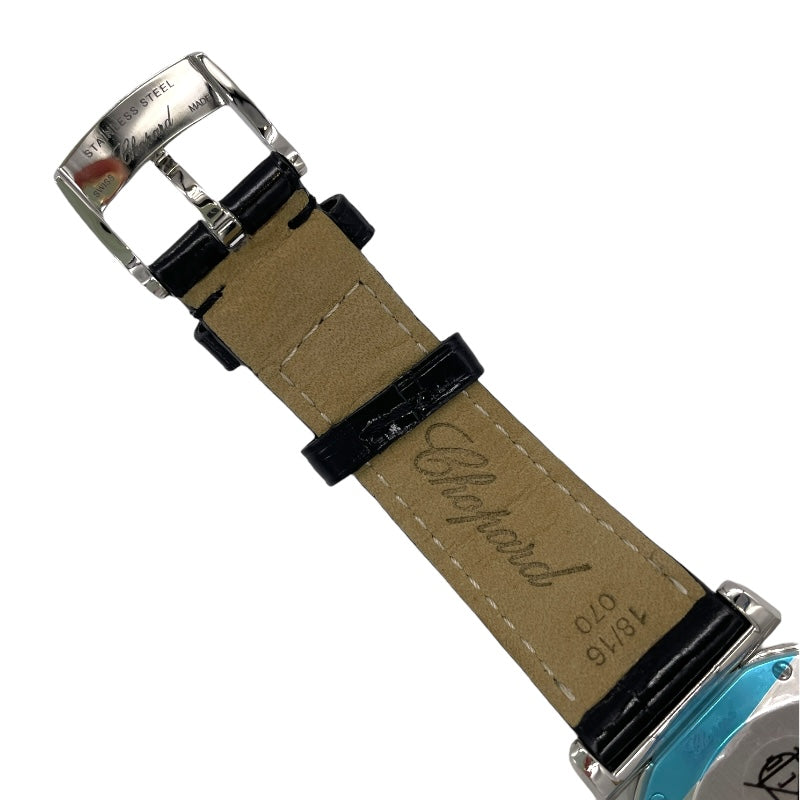 ショパール Chopard インペリアーレ 388532-3001 シルバー SS/レザーベルト クオーツ ユニセックス 腕時計