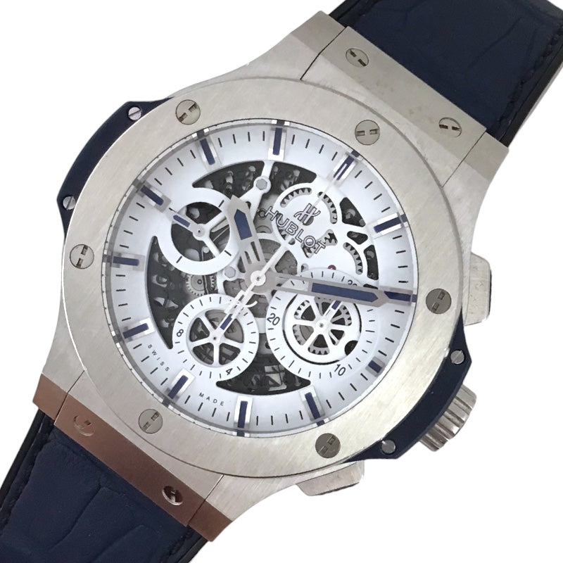 ウブロ HUBLOT ビッグバンアエロバンMT88 田中将大投手コラボモデル 311.SX.2090.NR シルバー ステンレススチール SS 自動巻き メンズ 腕時計