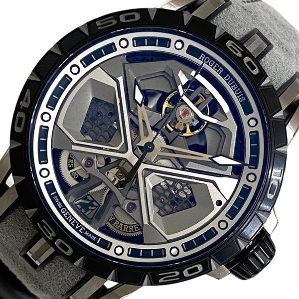 ロジェ・デュブイ ROGER DUBUIS エクスカリバー ウラカン ジャパンリミテッド DBEX0803 クリア チタン 自動巻き メンズ 腕時計