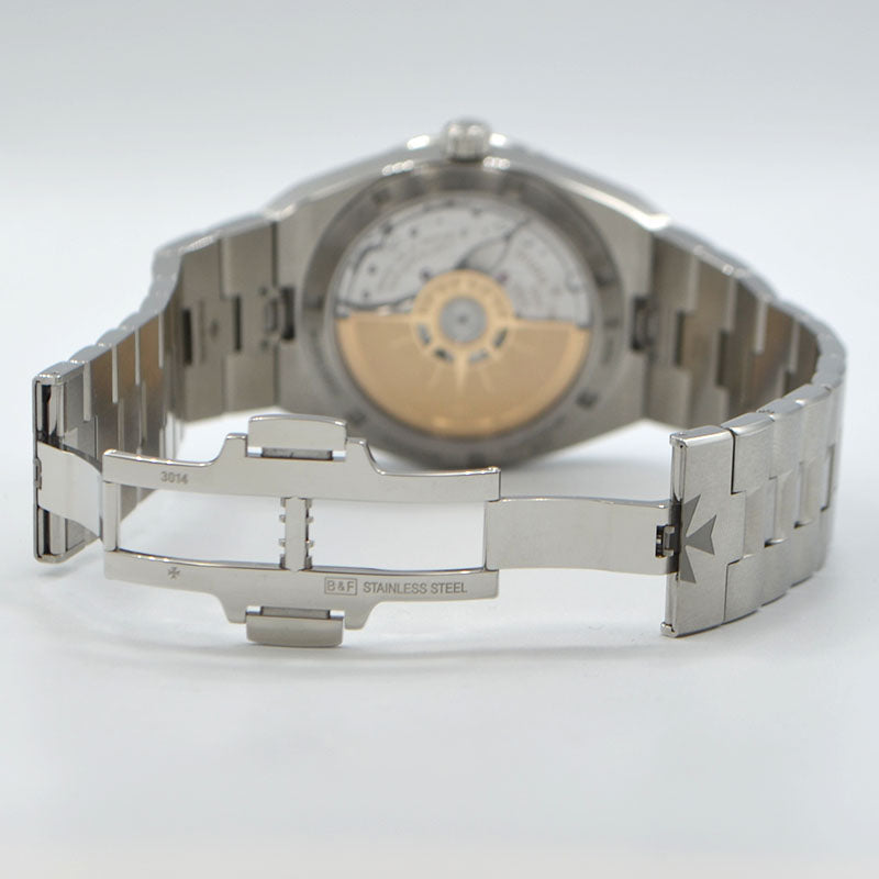 ヴァシュロン・コンスタンタン VACHERON CONSTANTIN オーヴァーシーズ 4500V/110A-B128 ブルー SS 自動巻き メンズ 腕時計