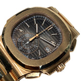 パテック・フィリップ PATEK PHILIPPE ノーチラス クロノグラフ 5980/1R-001 ブラック K18PG 自動巻き メンズ 腕時計