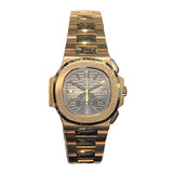 パテック・フィリップ PATEK PHILIPPE ノーチラス クロノグラフ 5980/1R-001 ブラック K18PG 自動巻き メンズ 腕時計