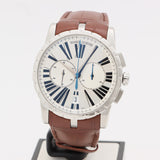 ロジェ・デュブイ ROGER DUBUIS エクスカリバー42 DBEX0388 シルバー  SS/革ベルト 自動巻き メンズ 腕時計