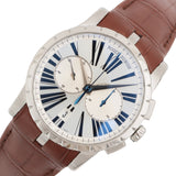 ロジェ・デュブイ ROGER DUBUIS エクスカリバー42 DBEX0388 シルバー  SS/革ベルト 自動巻き メンズ 腕時計