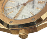 オーデマ・ピゲ AUDEMARS PIGUET ロイヤルオーク 15300OR.OO.D088CR.02 シルバー K18PG/革ベルト 自動巻き メンズ 腕時計