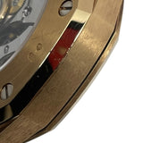 オーデマ・ピゲ AUDEMARS PIGUET ロイヤルオーク 15300OR.OO.D088CR.02 シルバー K18PG/革ベルト 自動巻き メンズ 腕時計