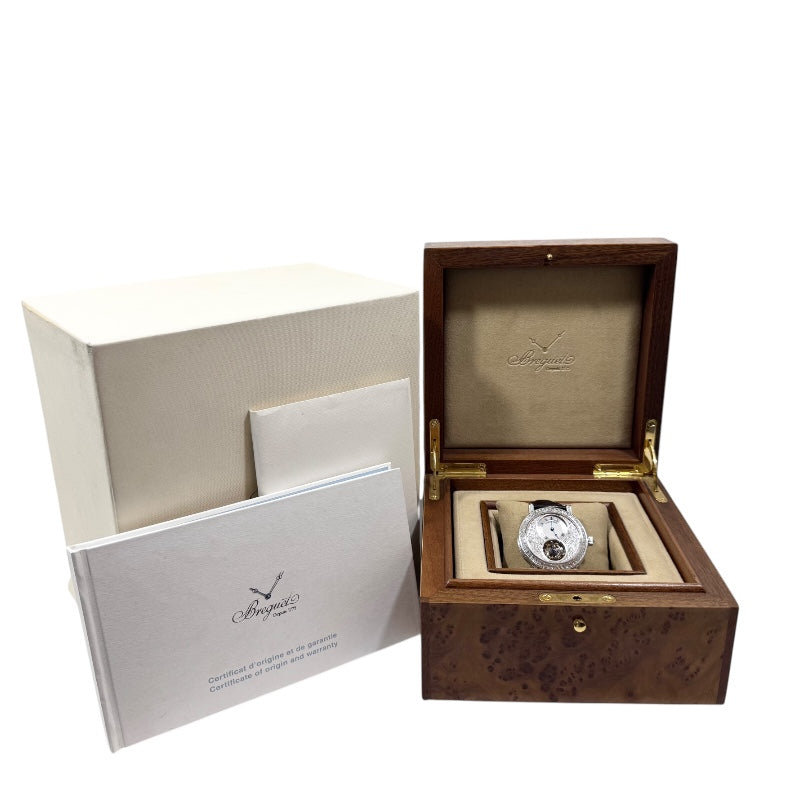 ブレゲ Breguet クラシック グランド・コンプリケーション トゥールビヨン 5359BB/6B/9V6 DD0D パヴェダイヤモンド  K18WG/レザーストラップ 手巻き メンズ 腕時計