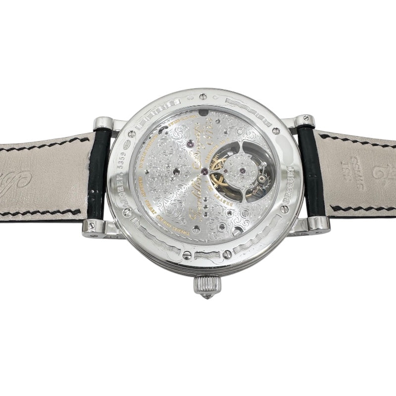 ブレゲ Breguet クラシック グランド・コンプリケーション トゥールビヨン 5359BB/6B/9V6 DD0D パヴェダイヤモンド  K18WG/レザーストラップ 手巻き メンズ 腕時計