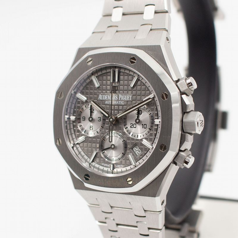 オーデマ・ピゲ AUDEMARS PIGUET ロイヤルオーク クロノグラフ ブティック限定 26315ST.OO.1256ST.02 グレー文字盤 SS 自動巻き メンズ 腕時計