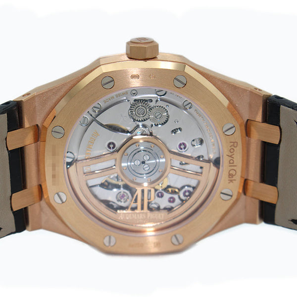 オーデマ・ピゲ AUDEMARS PIGUET ロイヤルオーク オートマティック 15500OR.OO.D002CR.01 ブラック K18PG 自動巻き メンズ 腕時計