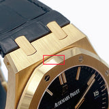 オーデマ・ピゲ AUDEMARS PIGUET ロイヤルオーク オートマティック 15500OR.OO.D002CR.01 ブラック K18PG 自動巻き メンズ 腕時計