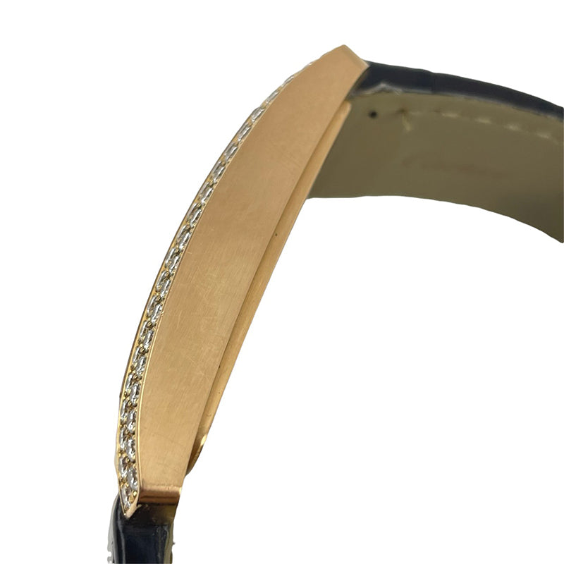 カルティエ Cartier タンクMC スケルトン HPI00715 K18PG/革ベルト 手巻き メンズ 腕時計