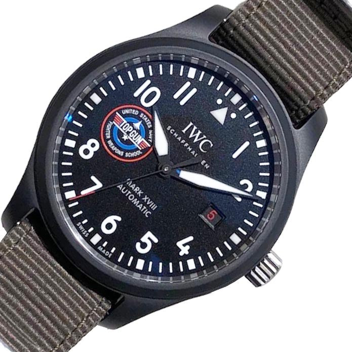 インターナショナルウォッチカンパニー IWC パイロット・ウォッチ・マーク XVIII・トップガン SFTI IW324712 ブラック文字盤 セラミック 自動巻き メンズ 腕時計