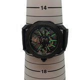 ブルガリ BVLGARI オクト ローマ 世界限定7本 103316 ブラック カーボン/レザー 手巻き メンズ 腕時計