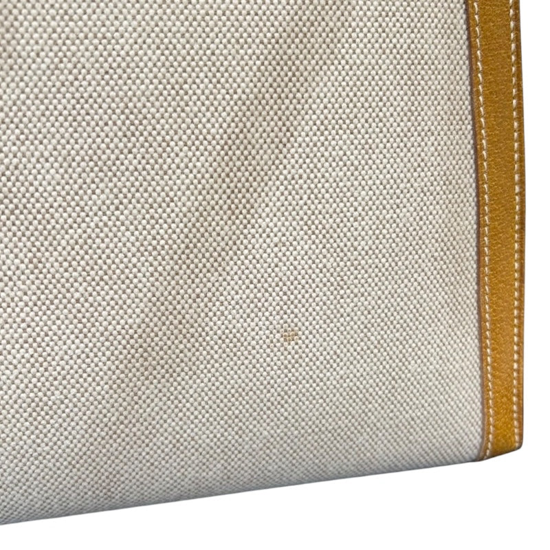 エルメス HERMES ケリー32 〇X刻 ナチュラル ゴールド金具 ピッグスキン/トワルGM レディース ハンドバッグ