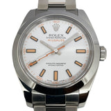 ロレックス ROLEX ミルガウス ランダムシリアル 116400 ホワイト SS 自動巻き メンズ 腕時計