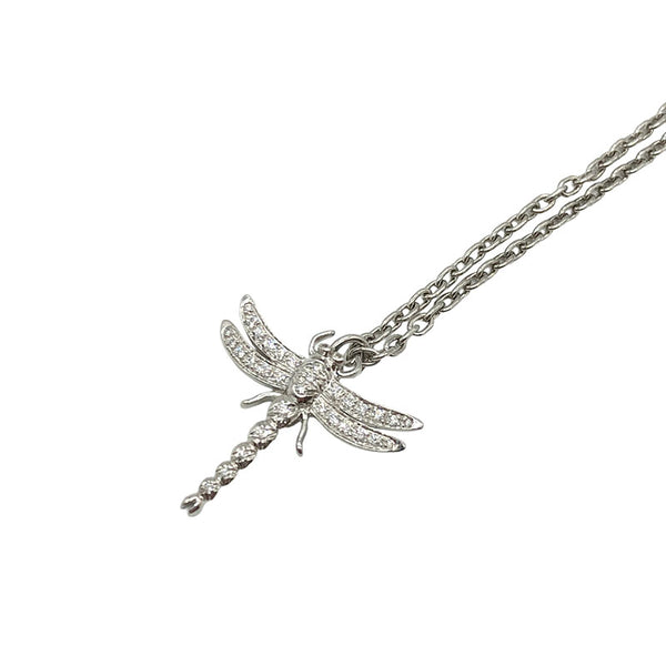 ティファニー TIFFANY＆CO ドラゴンフライ ダイヤネックレス Pt950 ダイヤモンド ジュエリー