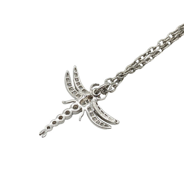 ティファニー TIFFANY＆CO ドラゴンフライ ダイヤネックレス Pt950 ダイヤモンド ジュエリー