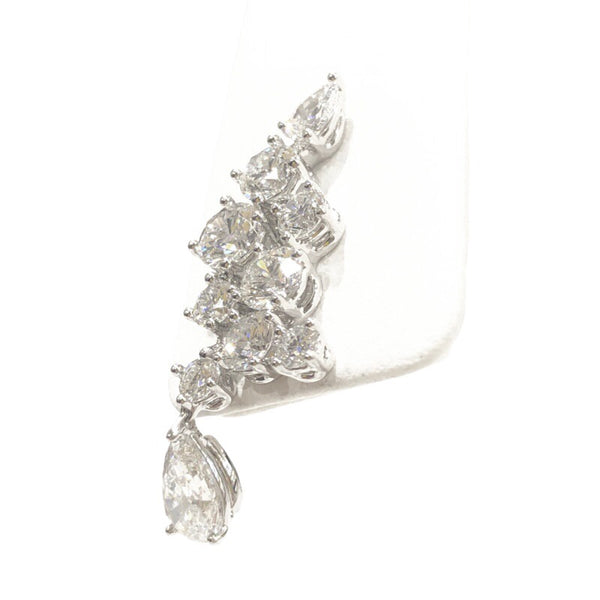 ハリーウィンストン HARRY WINSTON スパークリングクラスター ダイヤピアス Pt950プラチナ ダイヤモンド ジュエリー
