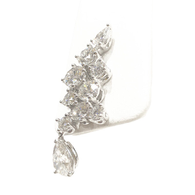 ハリーウィンストン HARRY WINSTON スパークリングクラスター ダイヤピアス Pt950プラチナ ダイヤモンド ジュエリー