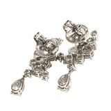 ハリーウィンストン HARRY WINSTON スパークリングクラスター ダイヤピアス Pt950プラチナ ダイヤモンド ジュエリー