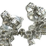 ハリーウィンストン HARRY WINSTON スパークリングクラスター ダイヤピアス Pt950プラチナ ダイヤモンド ジュエリー