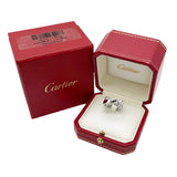 カルティエ Cartier パリリング ハーフダイヤ K18WG ダイヤモンド ジュエリー