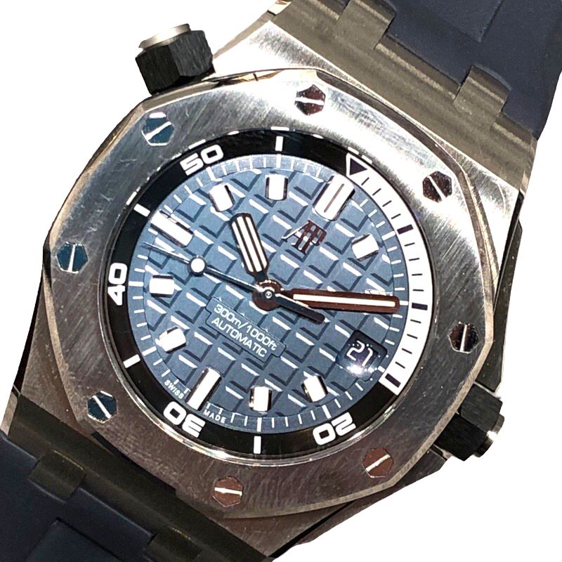 オーデマ・ピゲ AUDEMARS PIGUET ロイヤル オーク オフショア ダイバー 15720ST.OO.A027CA.01 ブルー ステンレススチール 自動巻き メンズ 腕時計