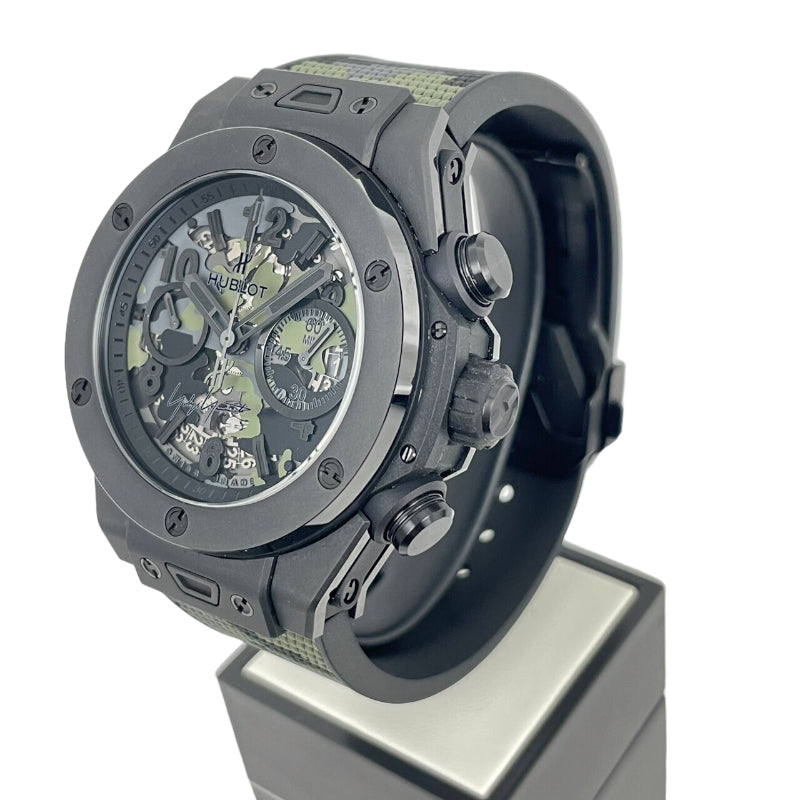 ウブロ HUBLOT セラミックビッグバン カモ ヨウジ ヤマモト 411.CI.0114.RX.YOY20 スケルトン セラミック/ラバーストラップ 自動巻き メンズ 腕時計