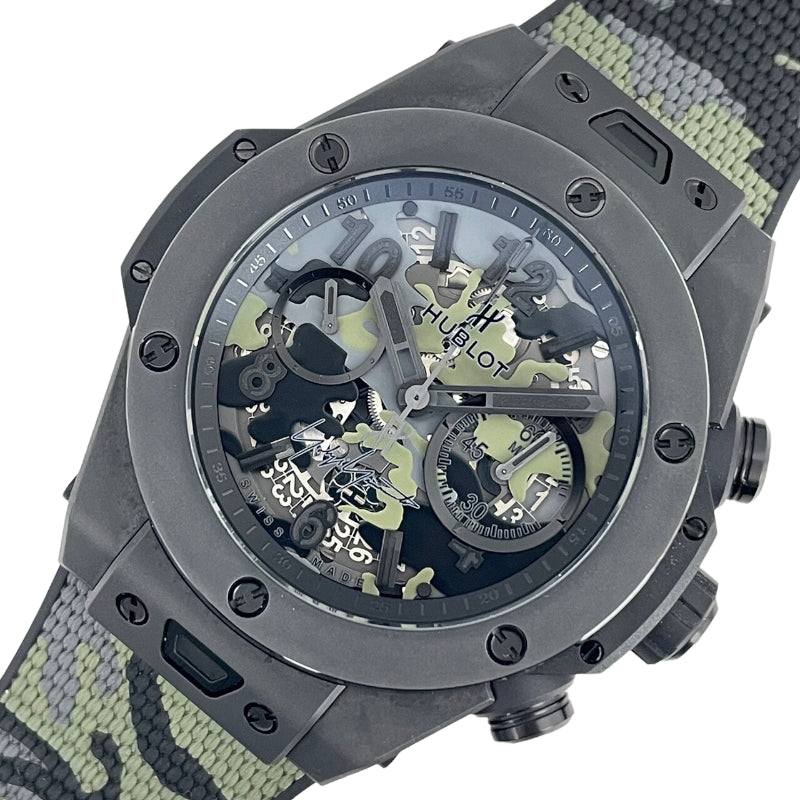 ウブロ HUBLOT セラミックビッグバン カモ ヨウジ ヤマモト 411.CI.0114.RX.YOY20 スケルトン セラミック/ラバーストラップ 自動巻き メンズ 腕時計