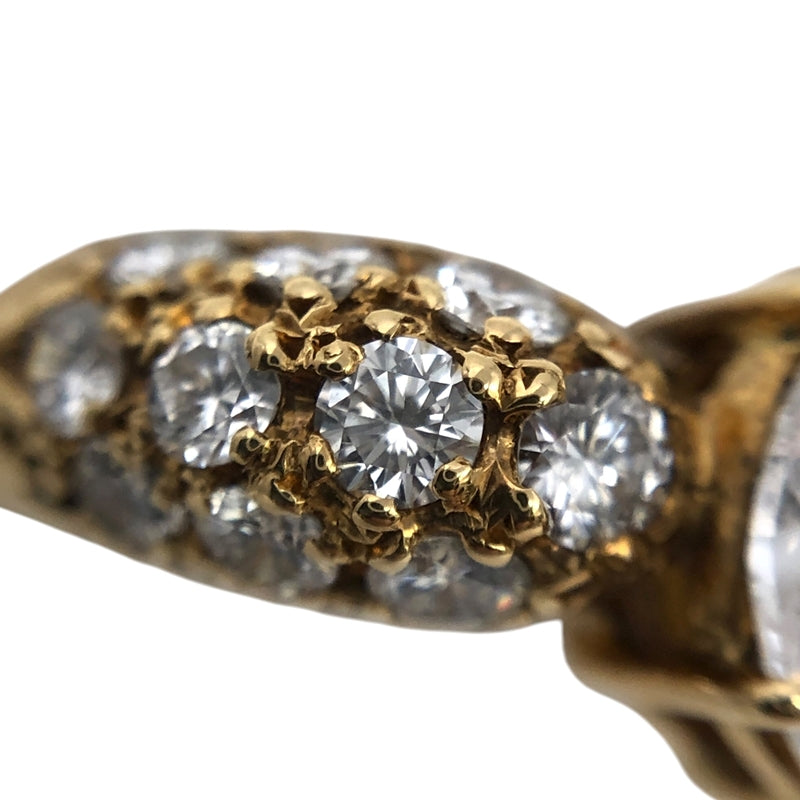 タサキ TASAKI オーバルカット ダイヤリング k18YG/ダイヤモンド ジュエリー